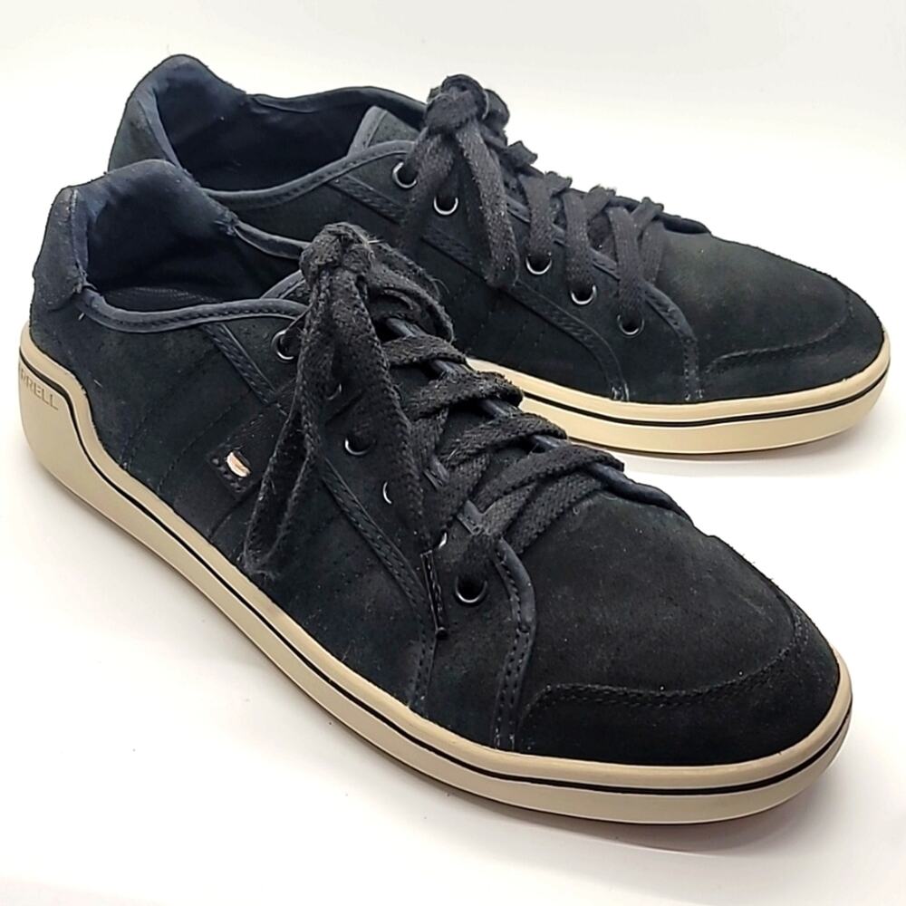 MERRELL sz7 Primer Suede Leather Lace Up Casual Shoes Select Grip